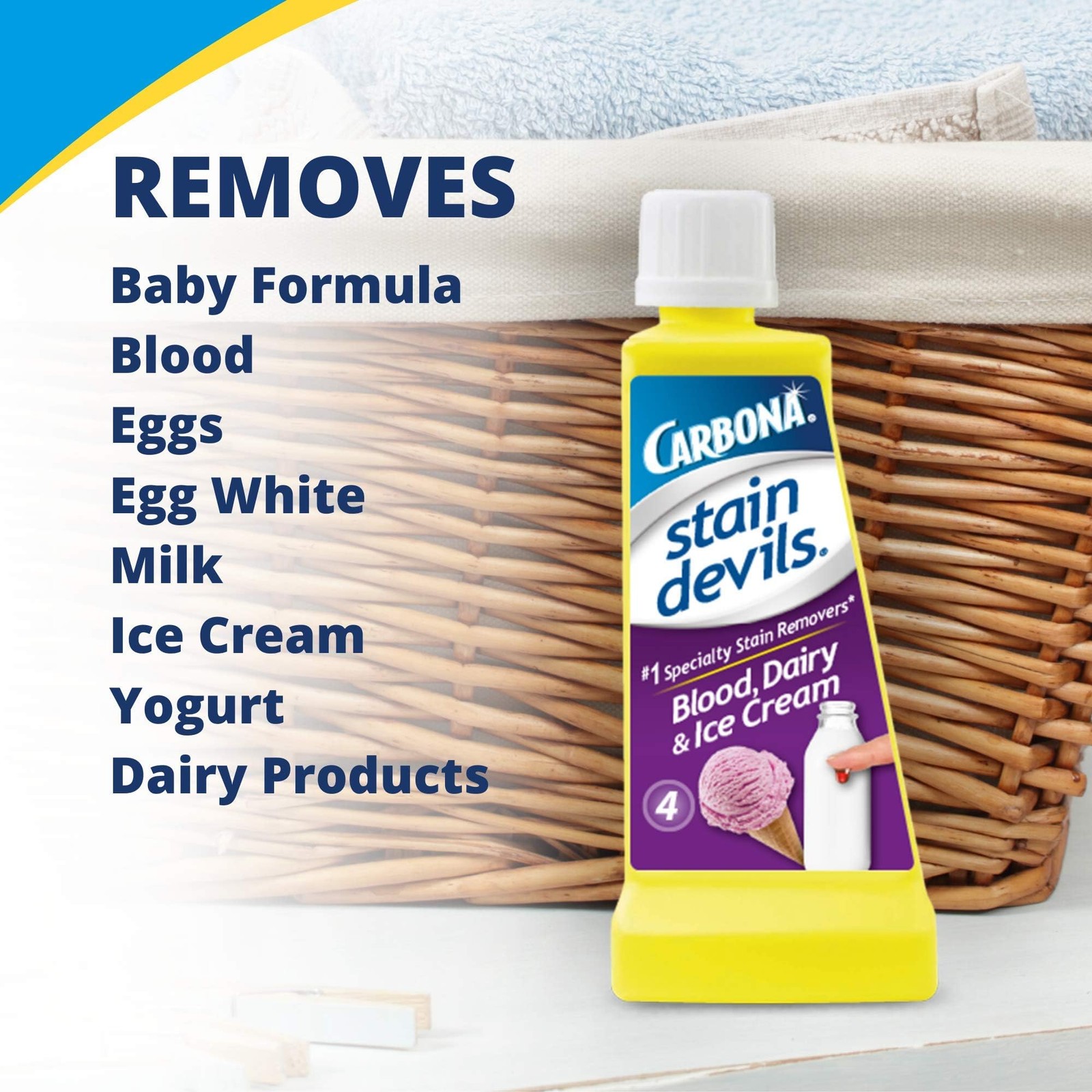 Carbona 406/24 Stain Devils Blood, Dairy and Ice Cream, 1.7 Fl Oz (Pack of 1)