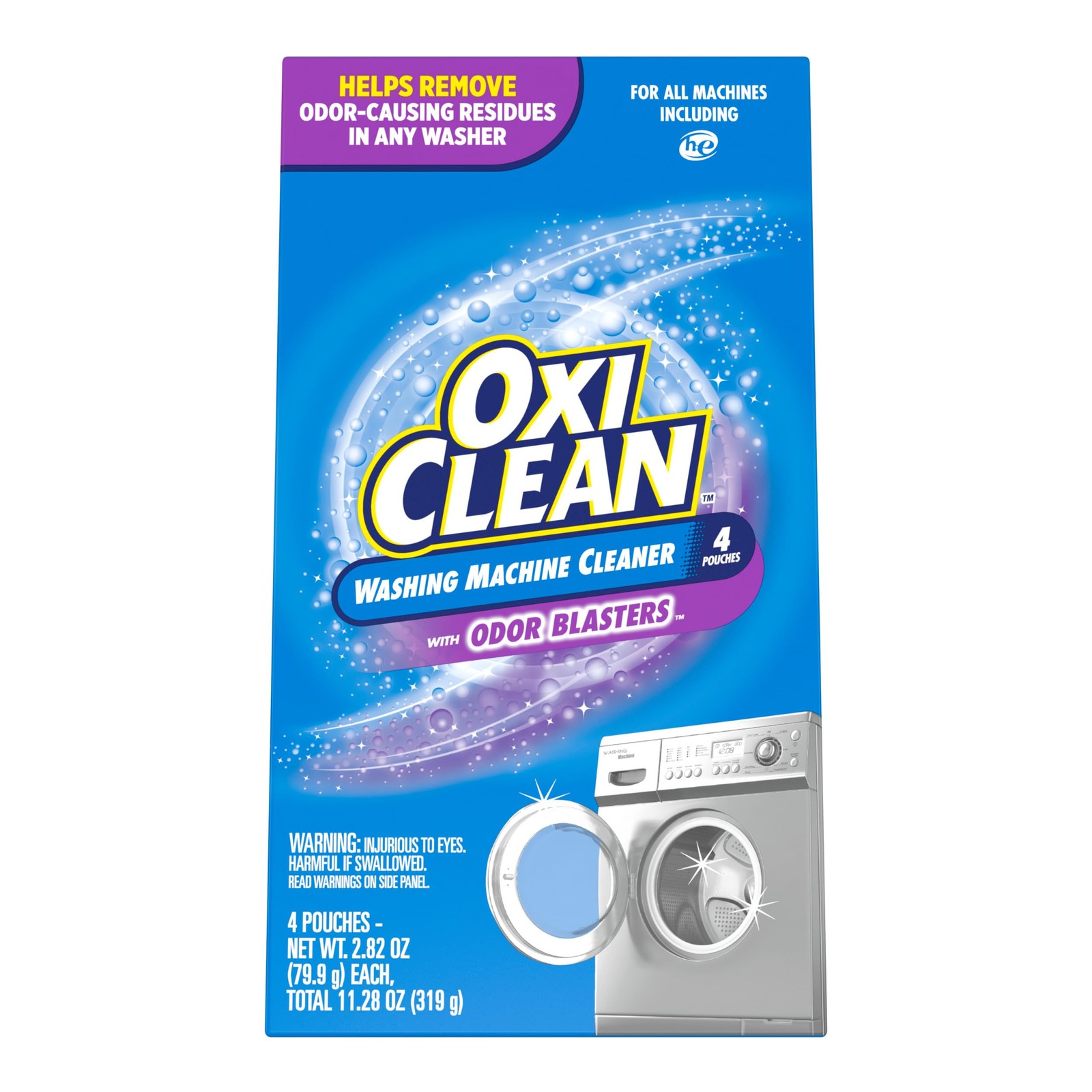OxiClean Washing Machine Cleaner with Odor Blasters, 11.28 Ounce (Pack of 1)