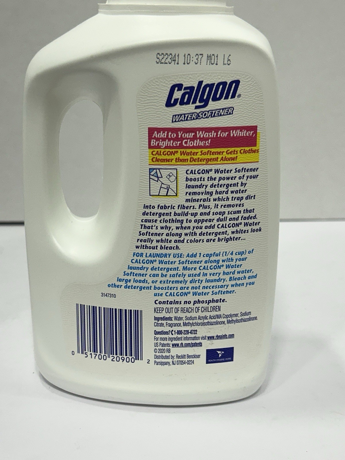Calgon Water Softener For Whiter Brighter Clothes 32 oz Lot 2