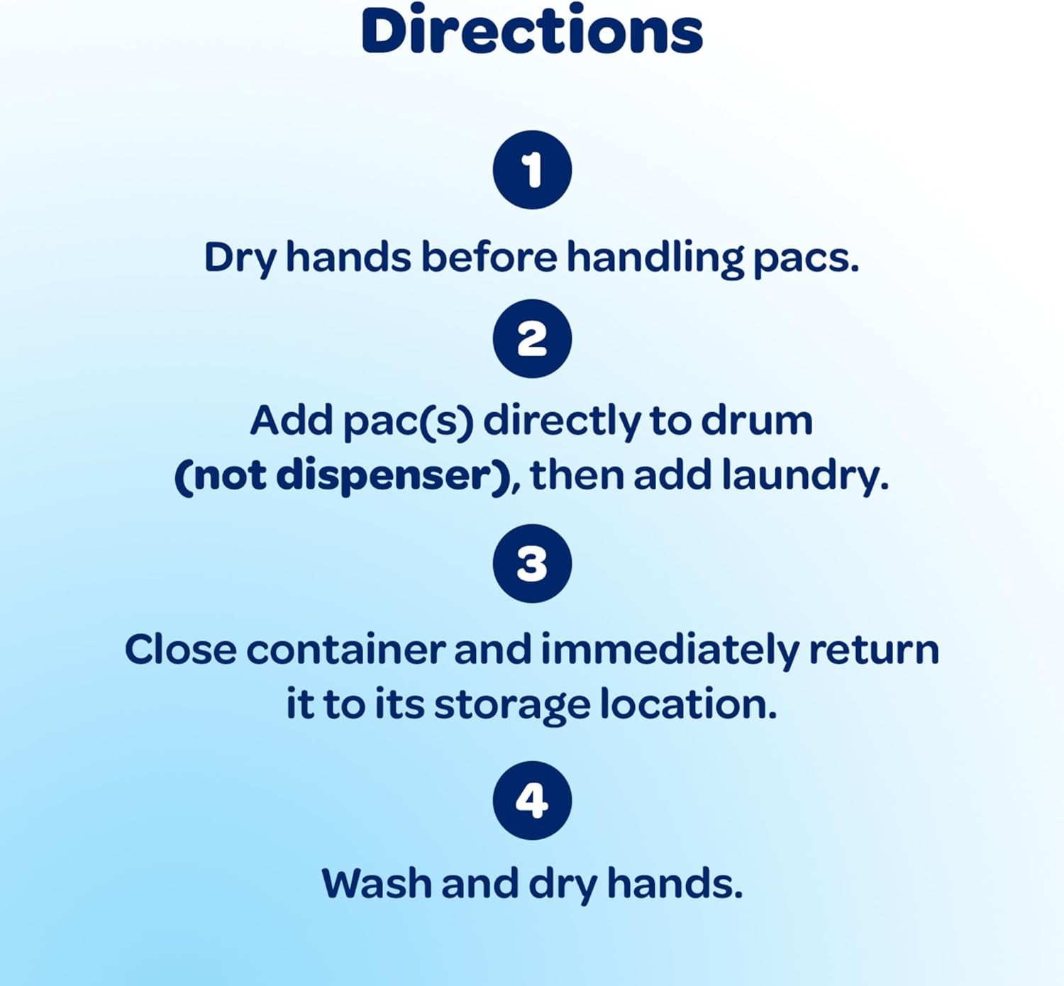 Unit Dose Laundry Detergent Mighty Pacs Free Clear 132 Count