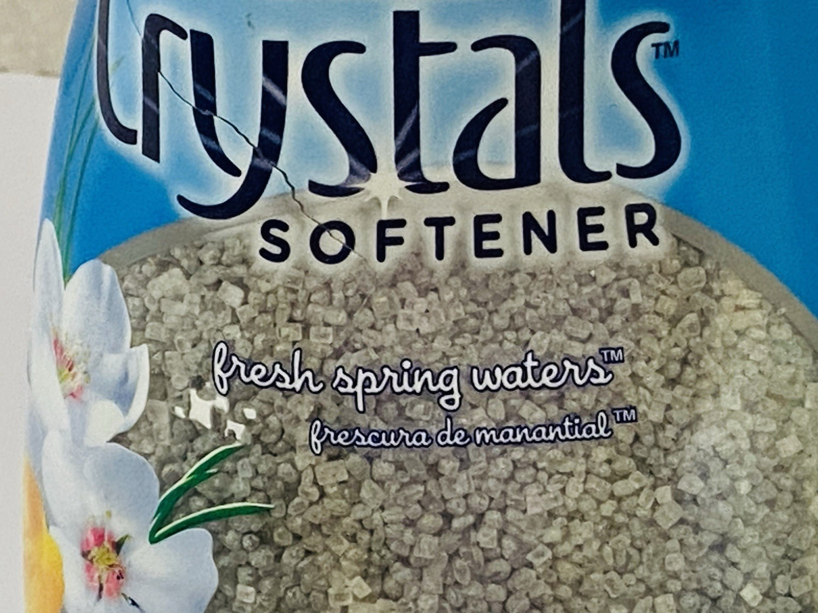 PUREX Complete Crystals SOFTENER Fresh Spring Waters 28oz 92% Natural Components