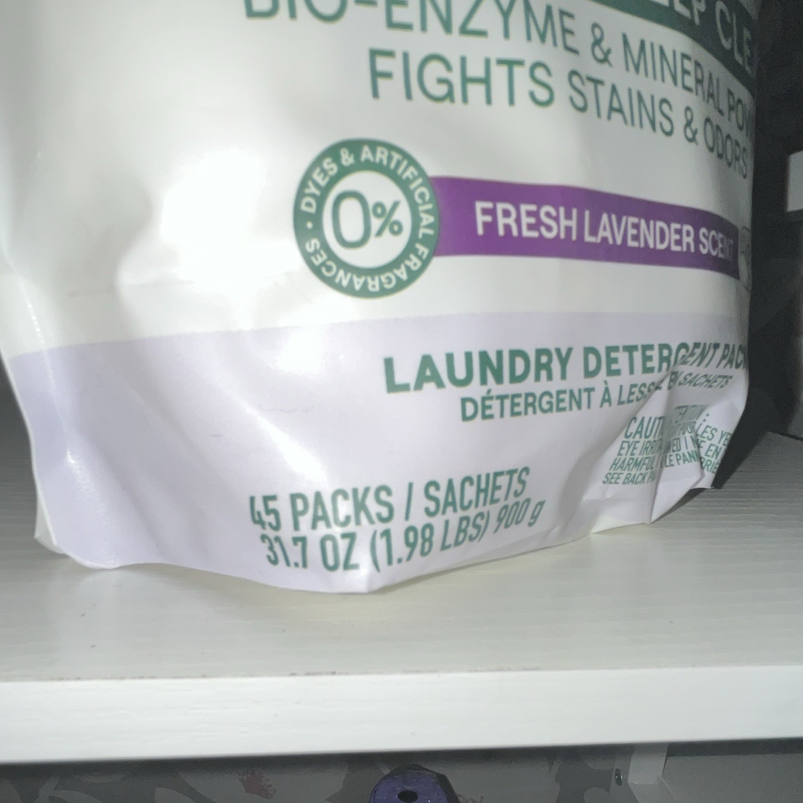Seventh Generation Biobased Deep Clean Laundry Detergent Packs 45 Fresh Lavender