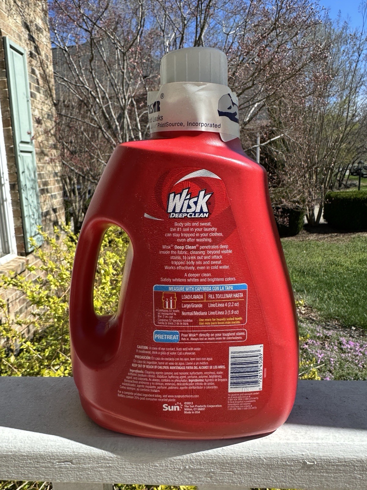 Wisk Deep Clean Oxi Complete Laundry Detergent 100 OZ! 52 Loads Discontinued NEW