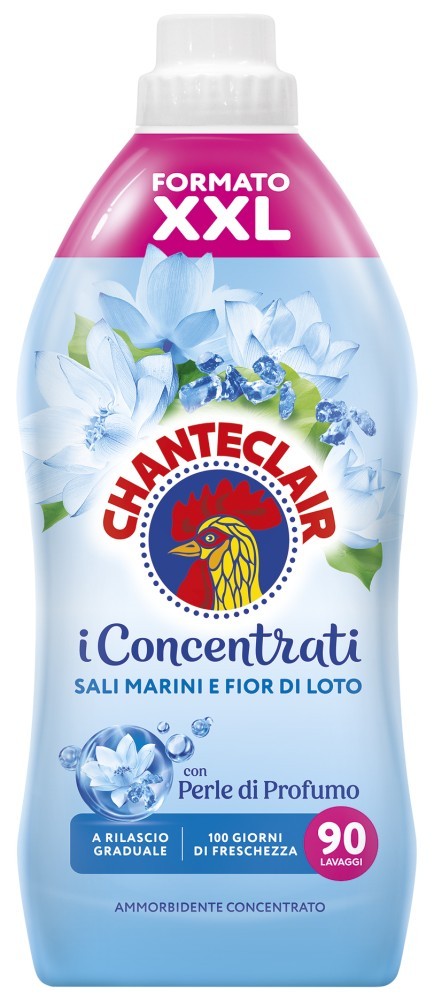 Chanteclair Fabric Softener 1800 Ml Concentrated 90 Loads White Sea Salt