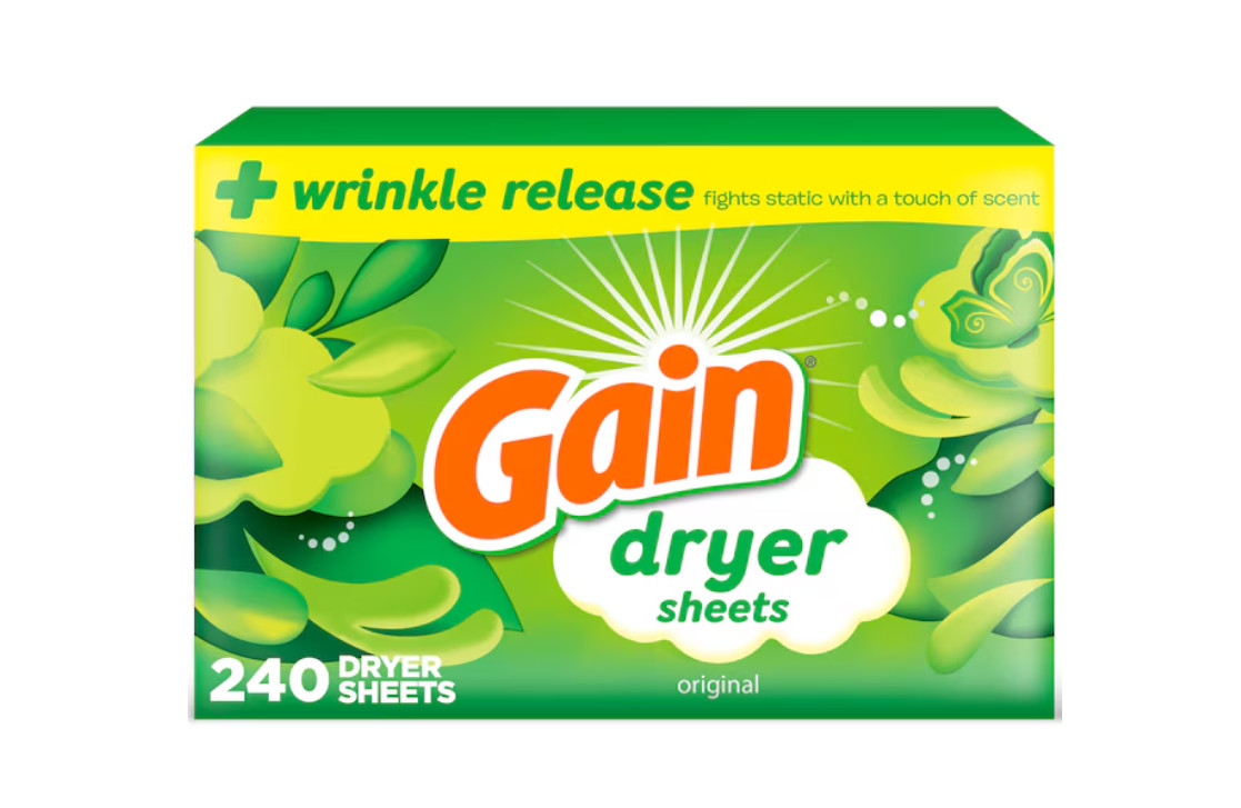 Gain Original Fabric Softener Dryer sheets 240 Loads 240 -Count