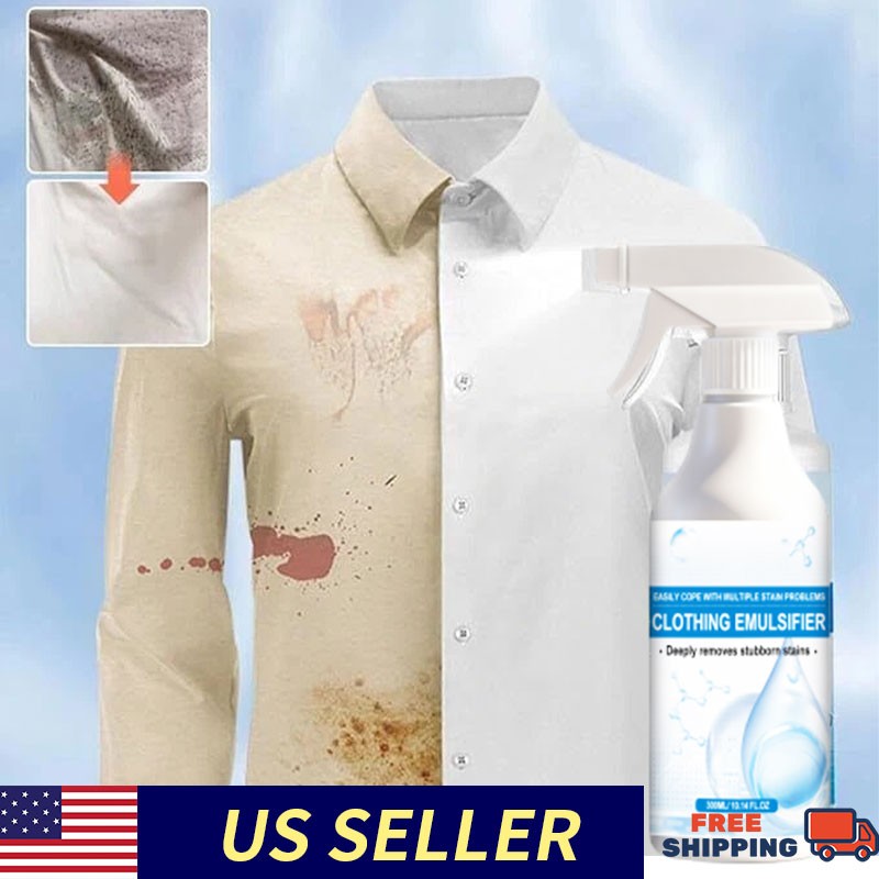 Sowhathow Laundry Stain Remover, Powerful Stain Remover Clothes Dry-Clean Spray