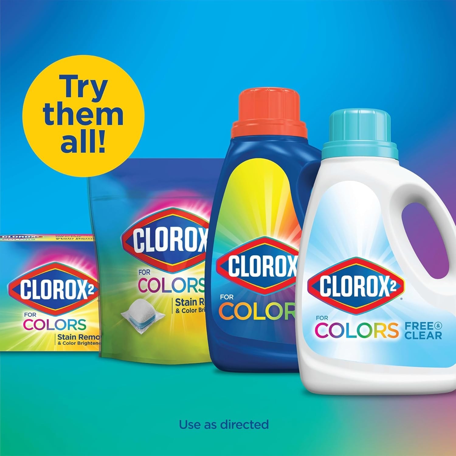 Concentrated Stain Remover & Color Brightener, 40 Count – Effortless Freshness