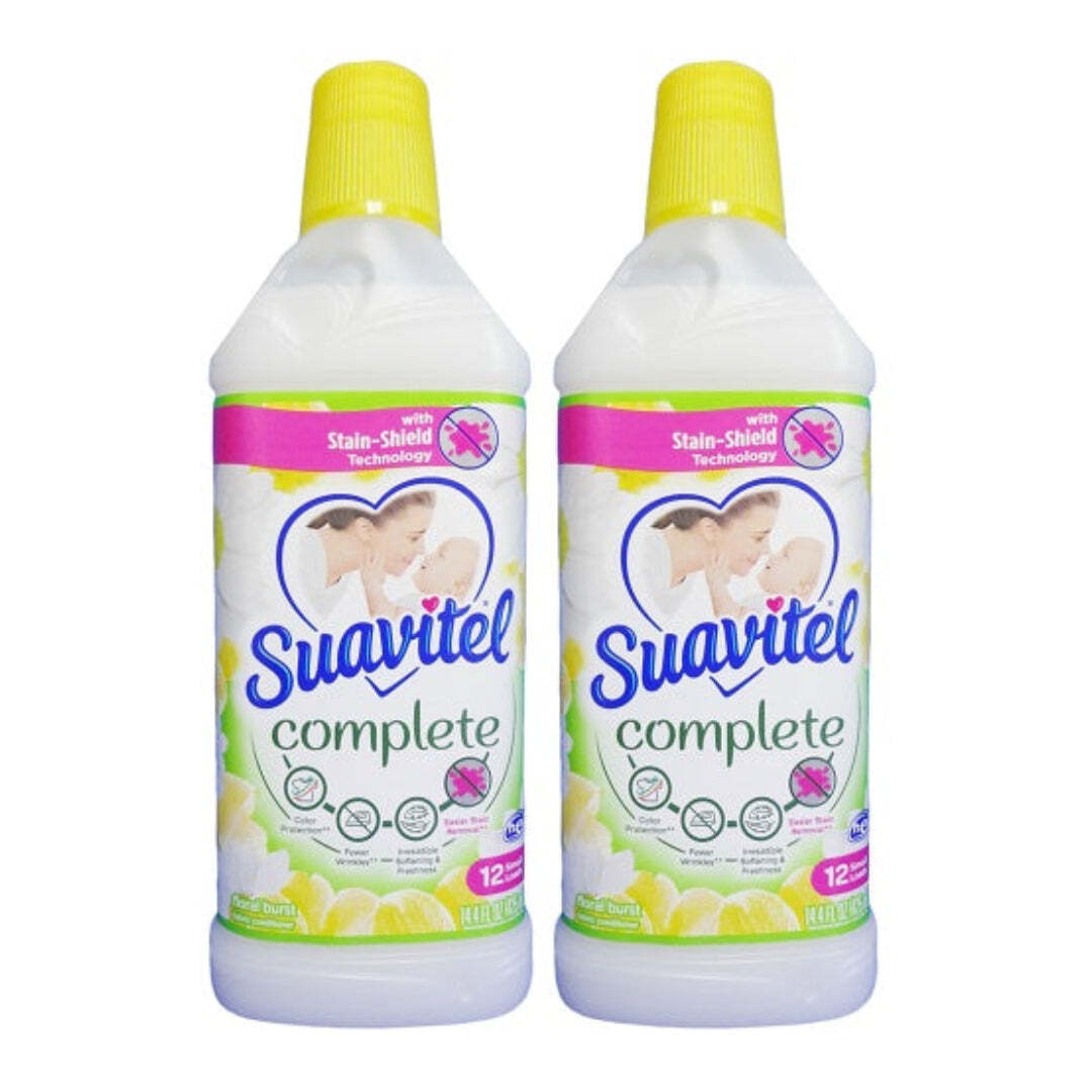 Suavitel Complete Fabric Conditioner – Floral Burst Scent, 425ml (Pack of 2)