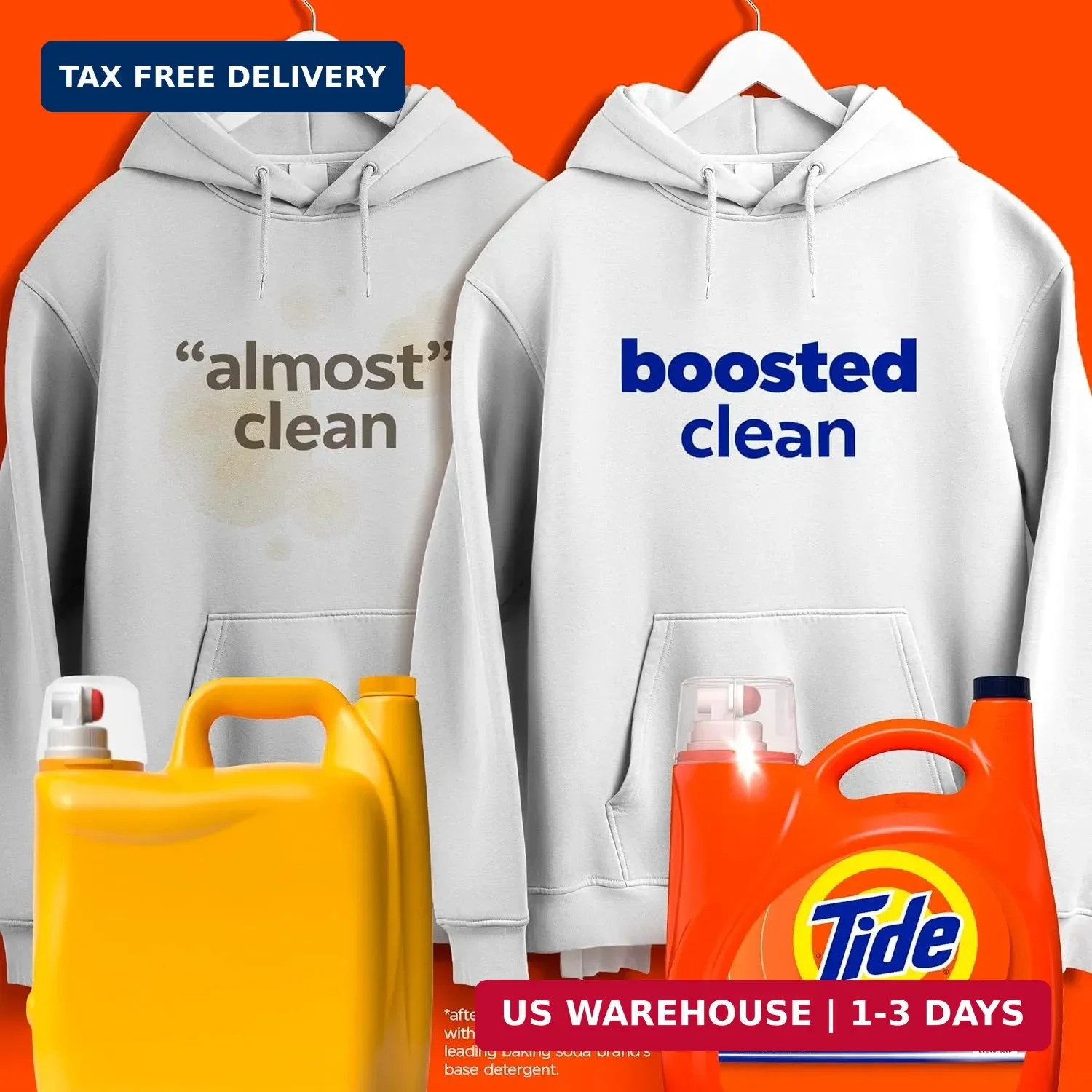 Tide Liquid Laundry Detergent, Original Scent, 125 fl oz, 100 Loads, Boosted Cle