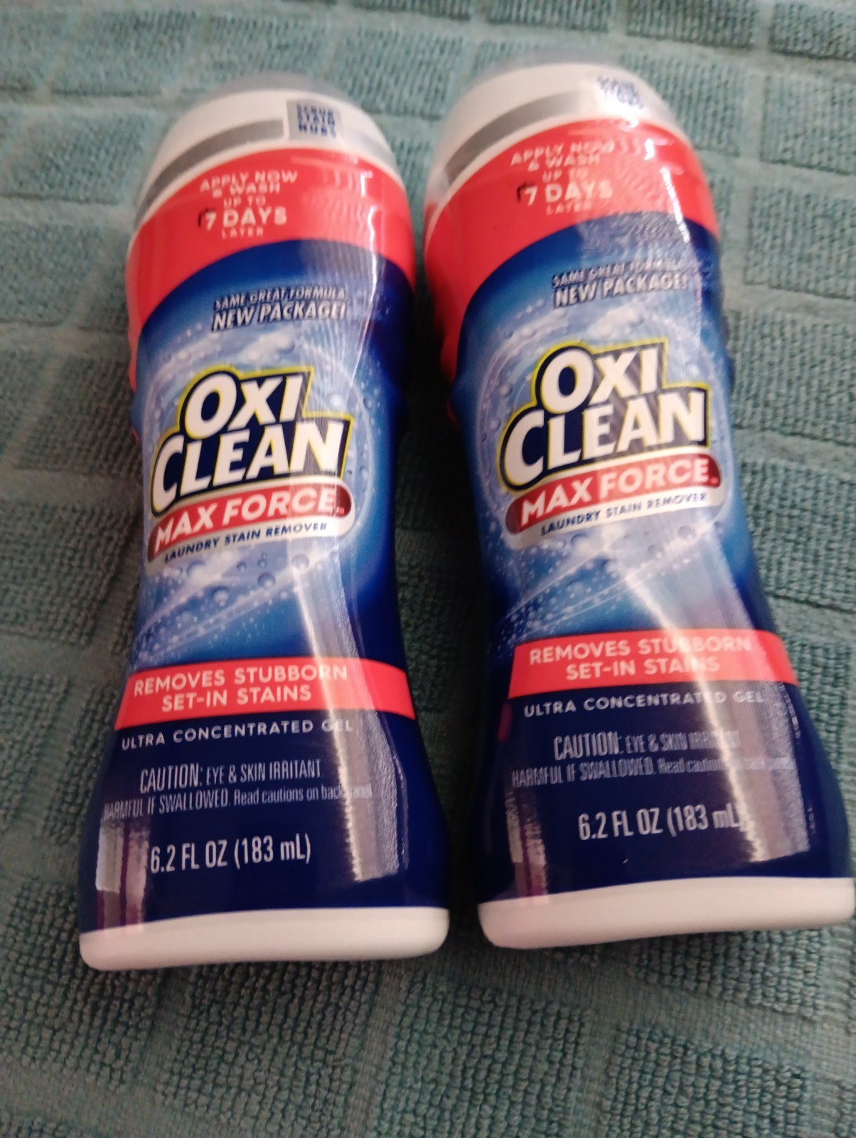 2 OxiClean Max Force Stain Remover Gel Stick, 6.2 Oz Ea (B043)
