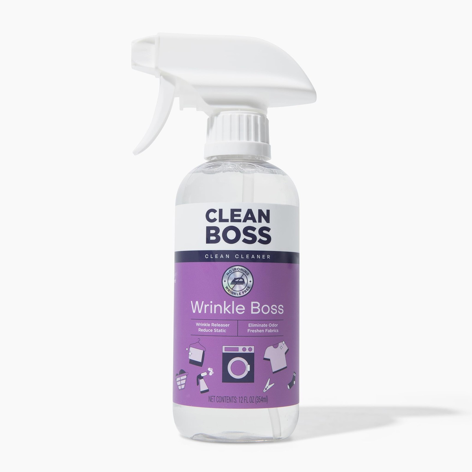 CleanBoss Wrinkle Boss Release Spray for Clothing – 2 8.67 Fl Oz (Pack of 3)