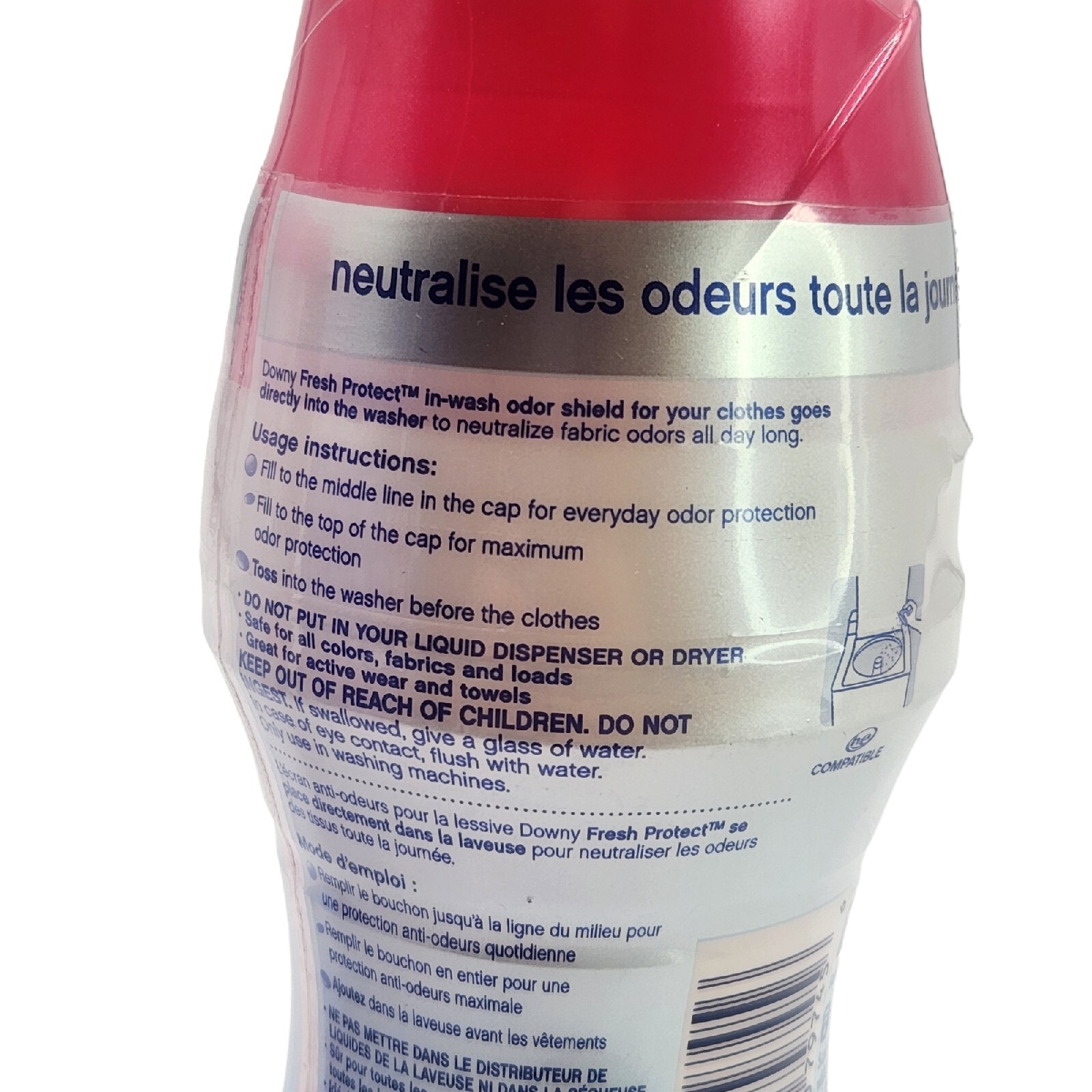 2 Downy Fresh Protect In Wash Beads April Fresh with Febreze Odor Defense 4.3 oz