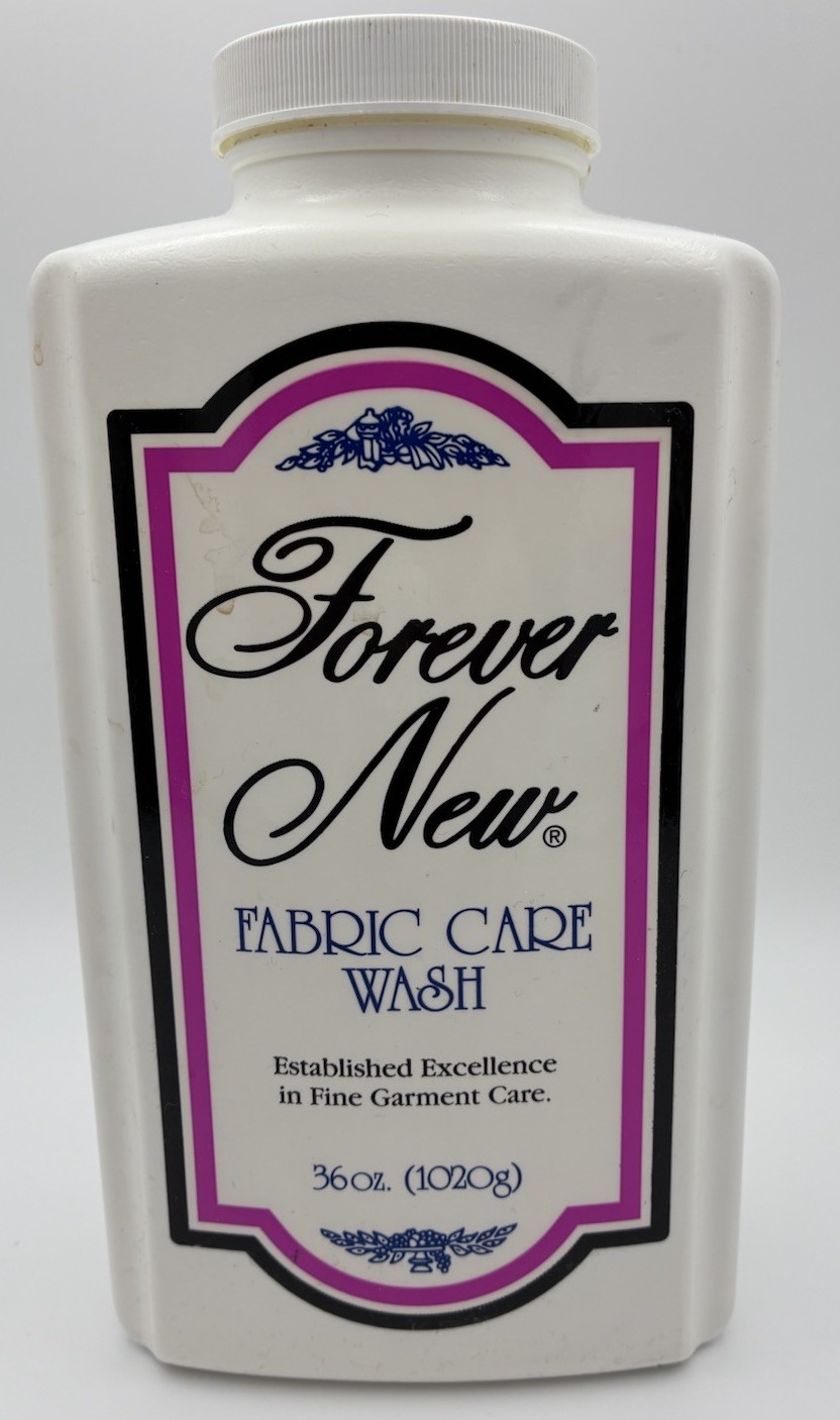 Forever New Fabric Care Wash 90% Full 36 oz The Original White Cap-Large Bottle