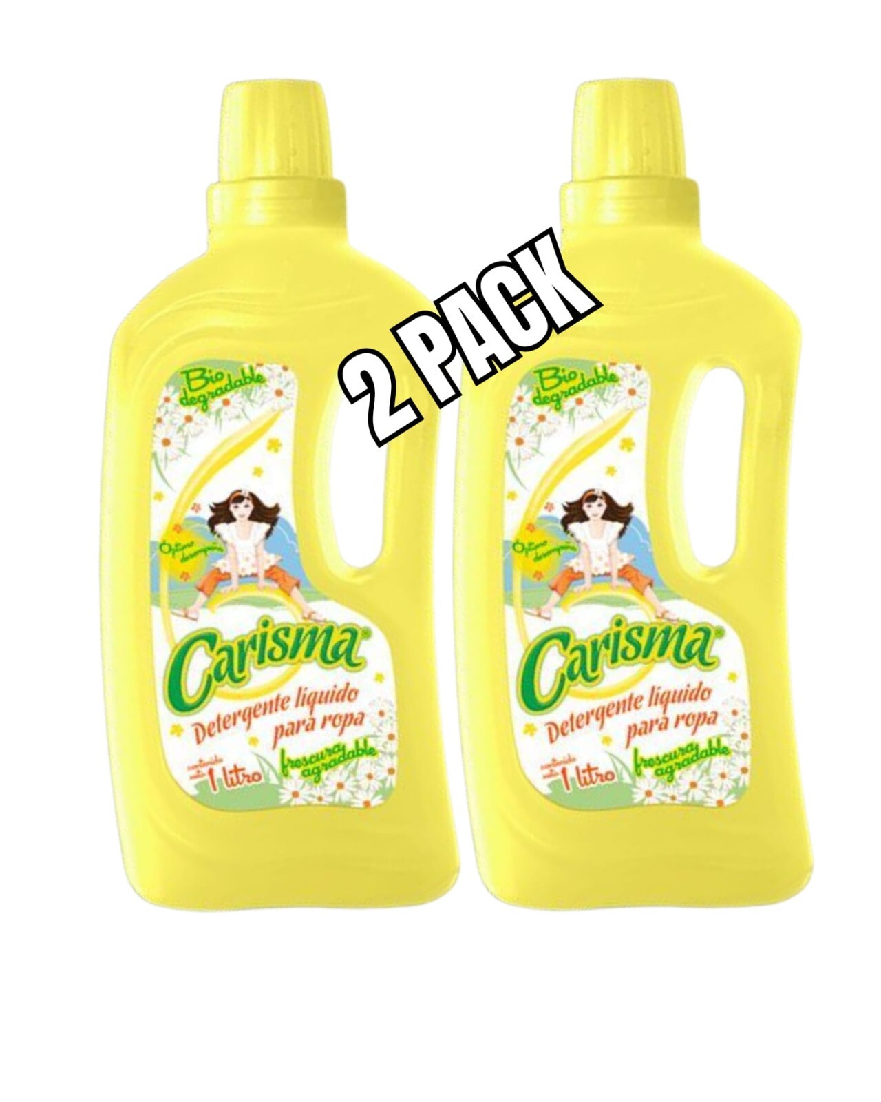 CARISMA JABON LIQUIDO 1 L X2 FLORAL QUITAMANCHAS BIODEGRADABLE 2 PACK