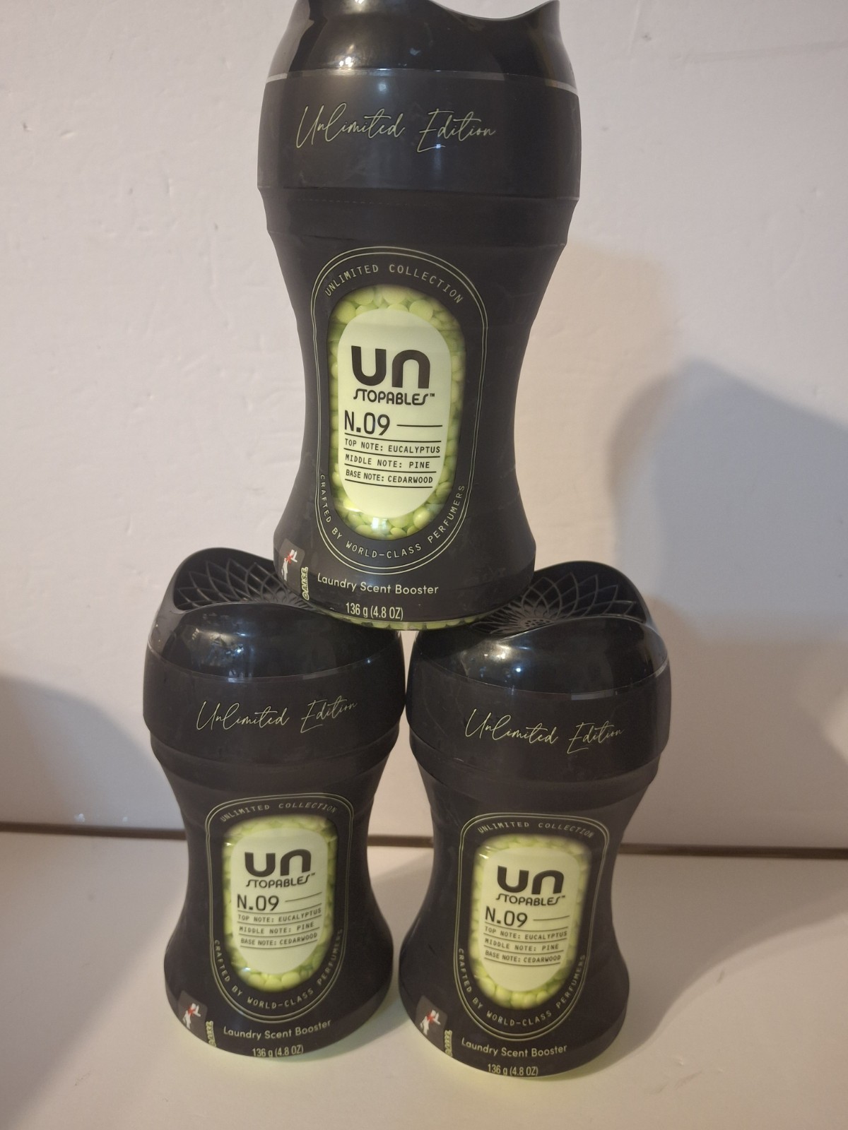 Downy Unstopables Unlimited Collection Beads 4.8 O oz In-Wash Fine- 3 Pack