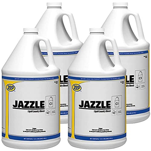 Zep Jazzle Liquid Chlorine Bleach – 1 Gallon (Case of 4) 540824 – For Use In
