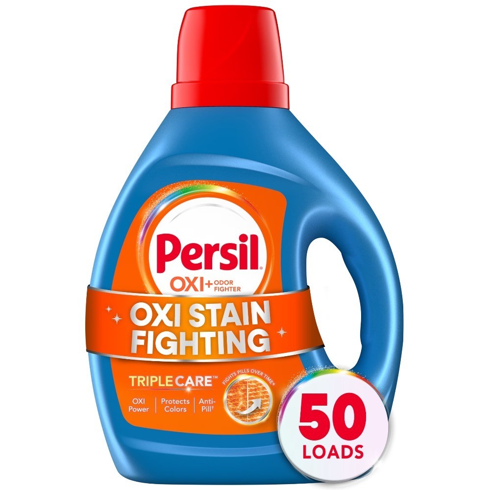 Advanced Clean Oxi+Odor Power Liquid Laundry Detergent, 84 fl oz, 50 Loads