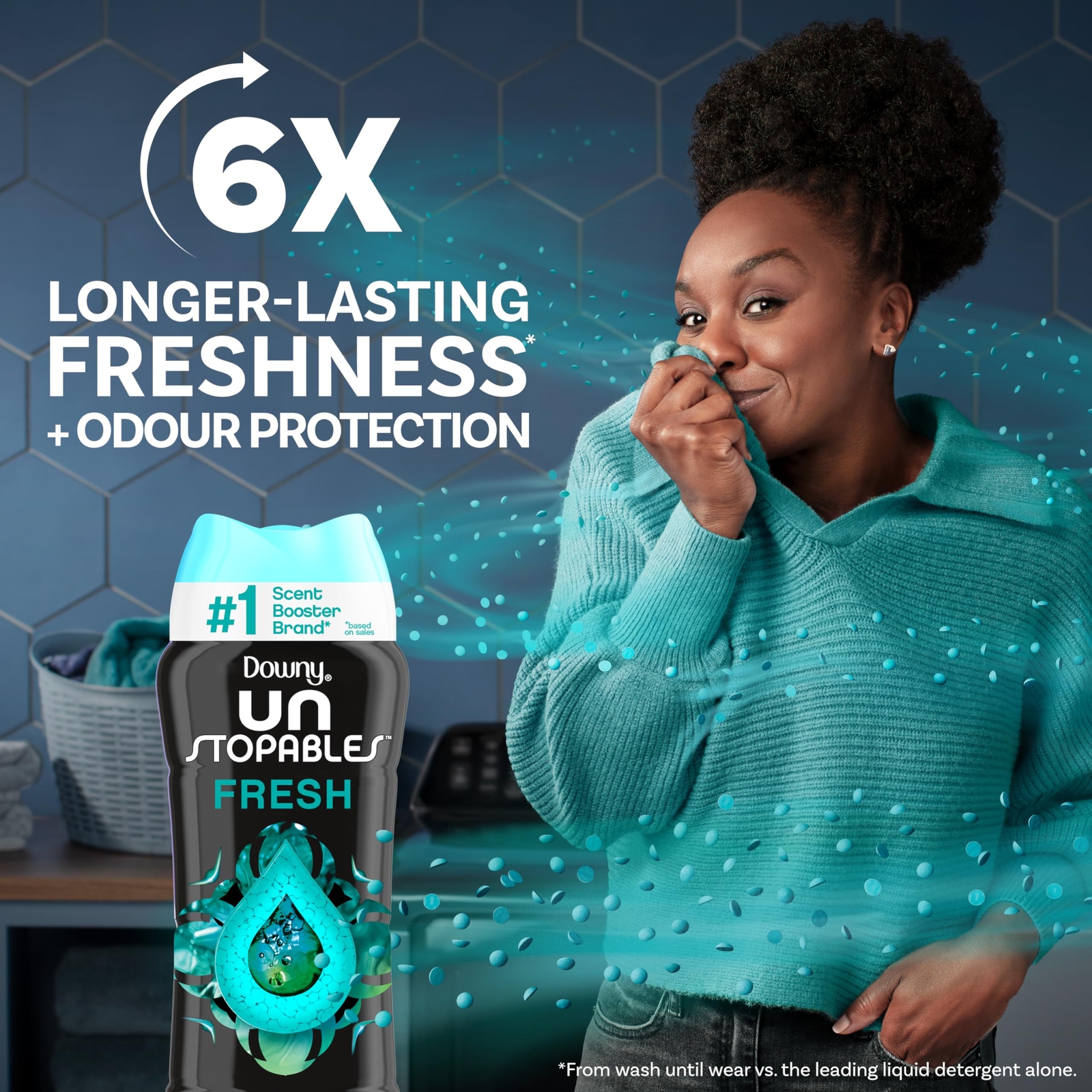 Downy Unstopables FRESH In Wash Scent Booster 12 Weeks of Freshness 1 Count