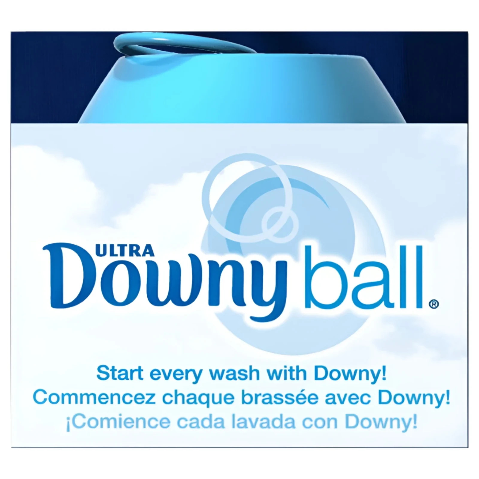 Downy Automatic Dispenser Downy Ball Fabric Softener Dispenser Container Blue
