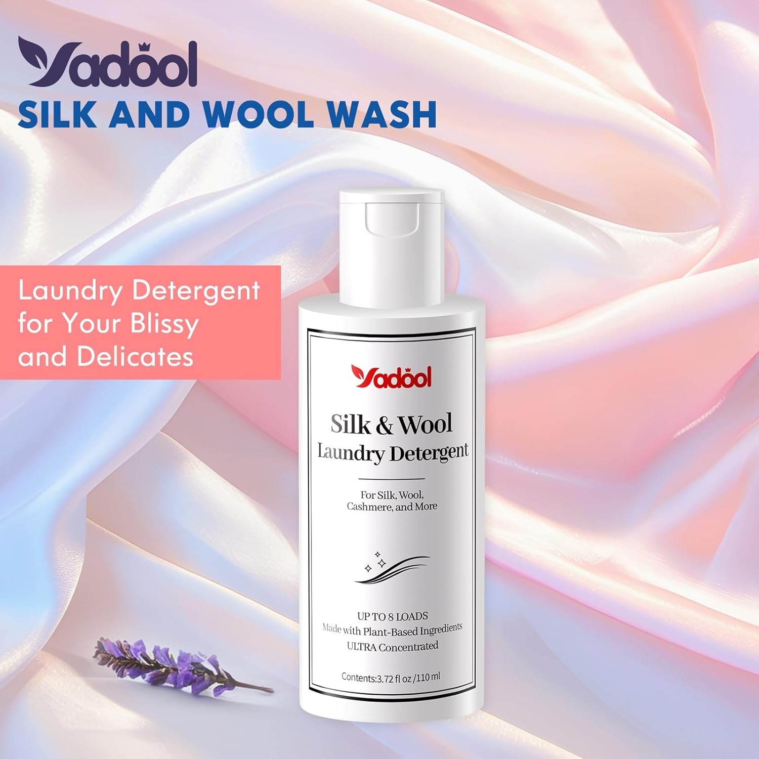 Plant-Based Delicate Fabric Detergent – Cashmere, Silk, Wool, 3.72 Fl Oz