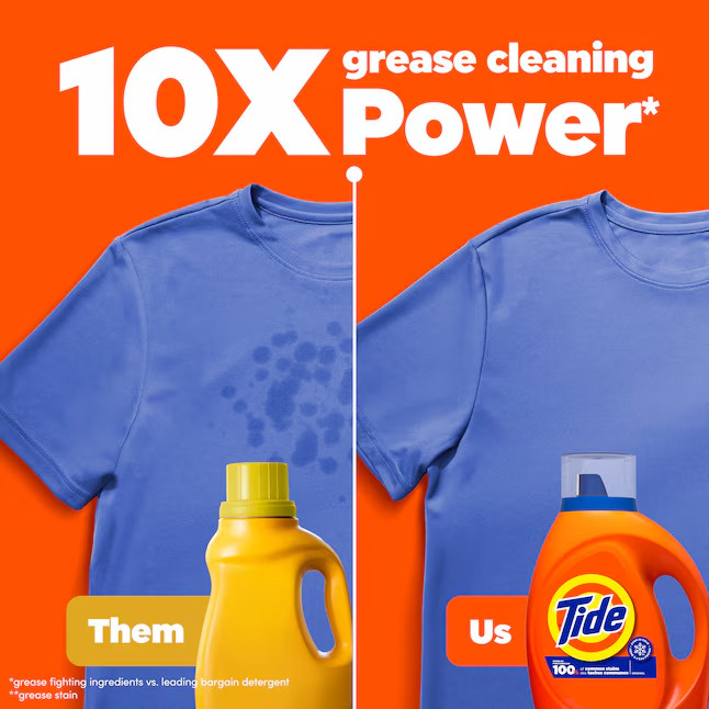Tide Original HE Liquid Laundry Detergent 132 fl oz 100 Loads – 3 Pack