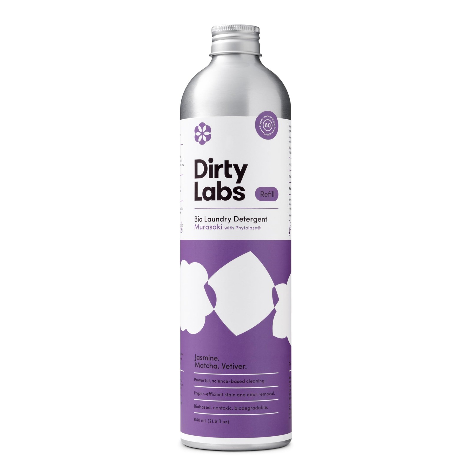 Murasaki Scent Bio-Liquid Laundry Detergent, 80 Loads, Nontoxic & Stain Removal