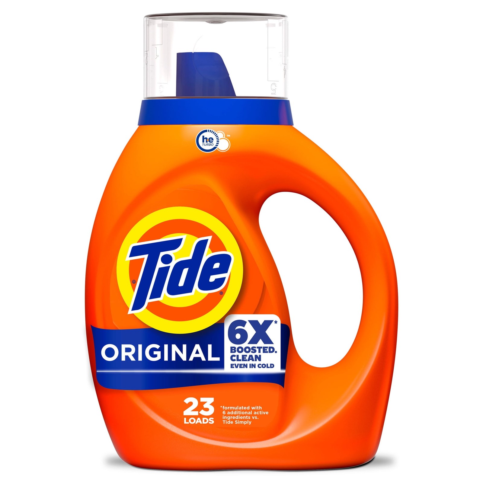Tide Liquid Laundry Detergent Original Scent 29 fl oz 23 Loads 6X Power