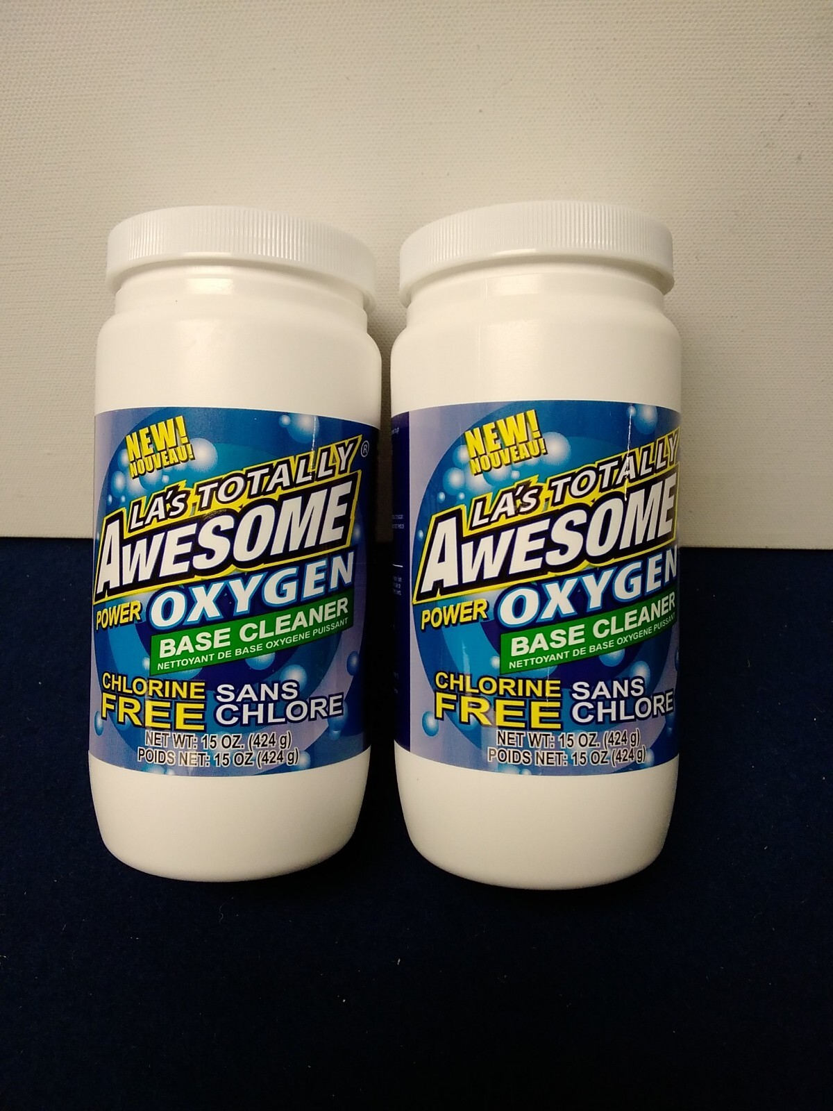 LA’s Totally Awesome Power Oxygen Base Cleaner Powder Set of 2 Each 15 Oz