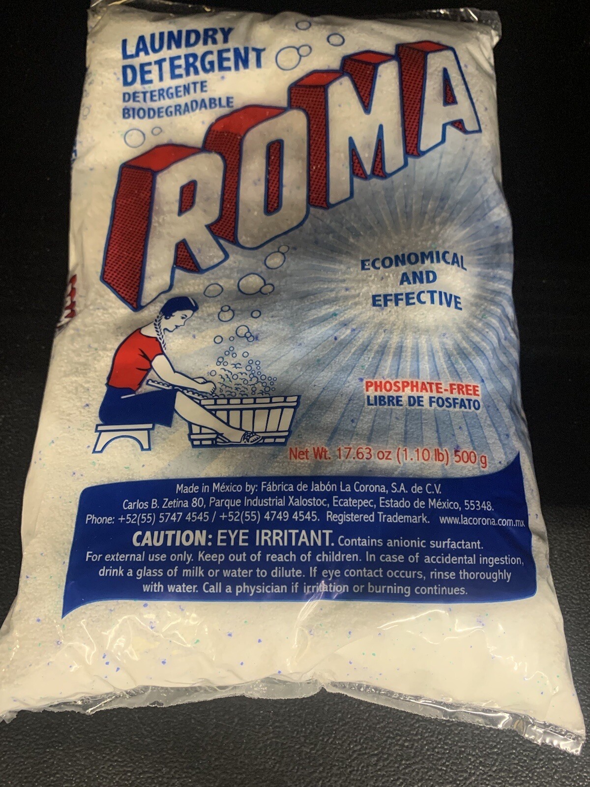 Roma Laundry Detergent 1.1 Lb. 4 Pack