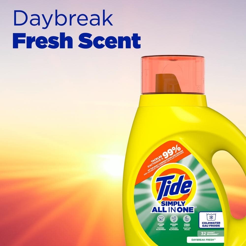 117 fl. oz. Daybreak Fresh Scent Concentrated Liquid Laundry Detergent 89 Loads