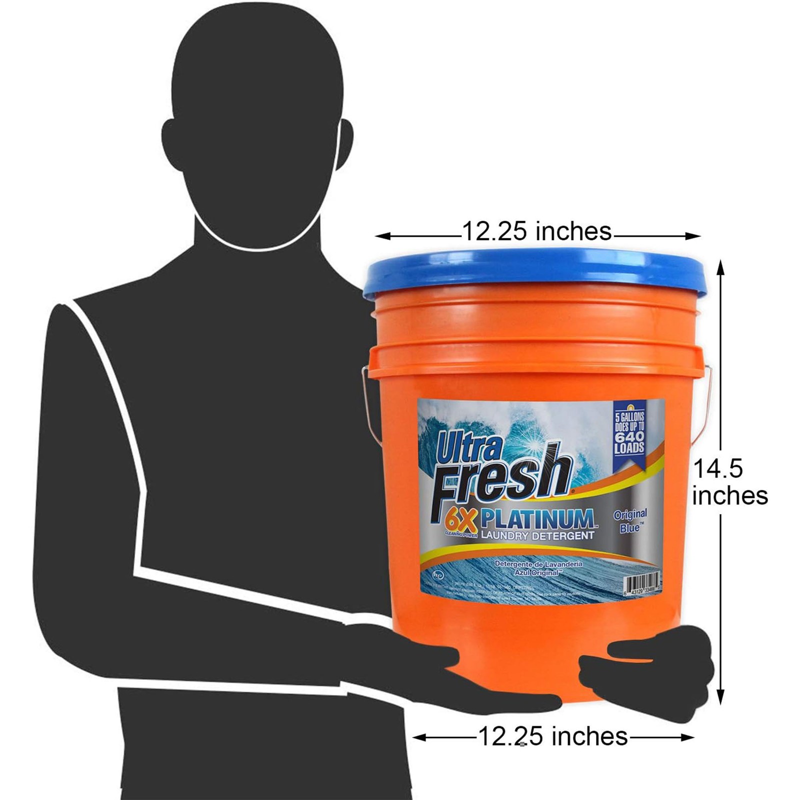 Ultra Fresh 6X Platinum Laundry Detergent & 2 Pack Platinum 6X Laundry Sheets