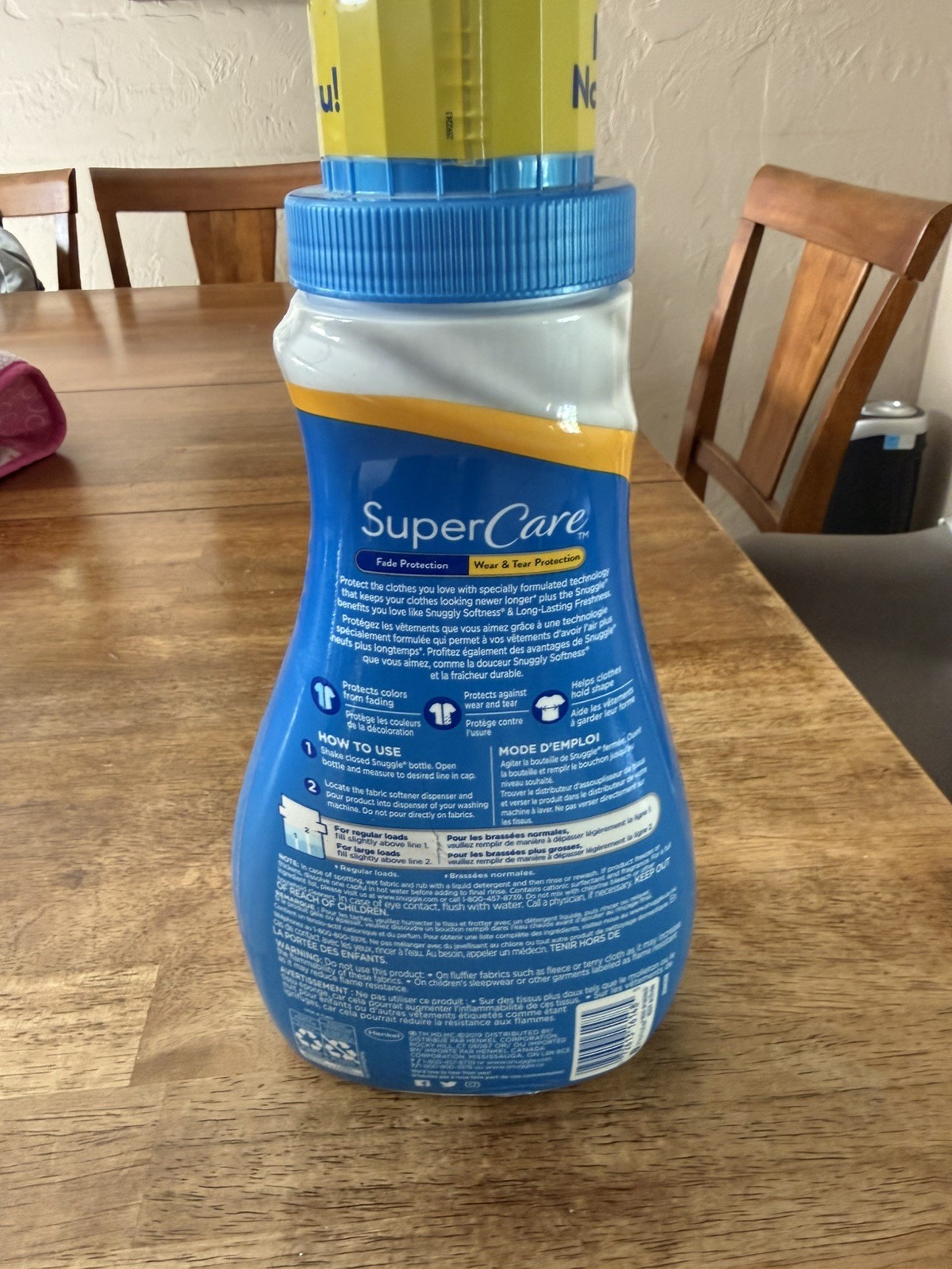 Snuggle Super Care LILIES & LINEN 30 Loads LIQUID Fabric Conditioner 31.7 fl oz