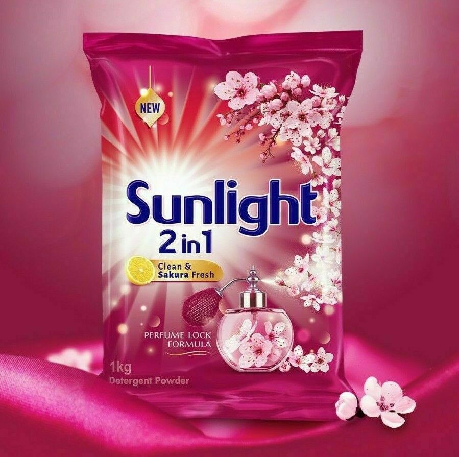 Sakura Fresh Fragrance Laundry Detergent Cleaning washing Powder High Quality1kg