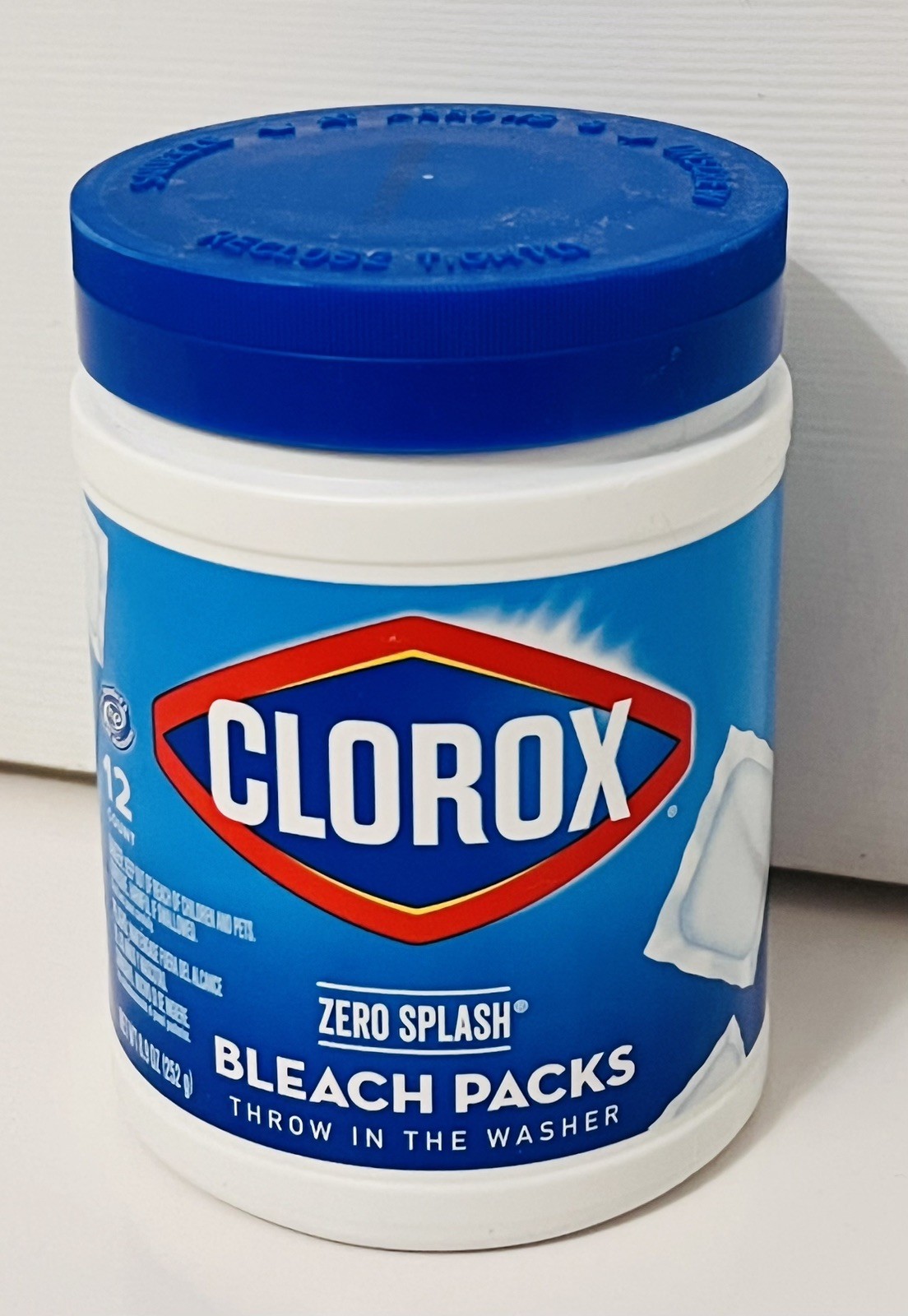 6 PACK Clorox Control Bleach Laundry Packs Regular 12 Count U1C