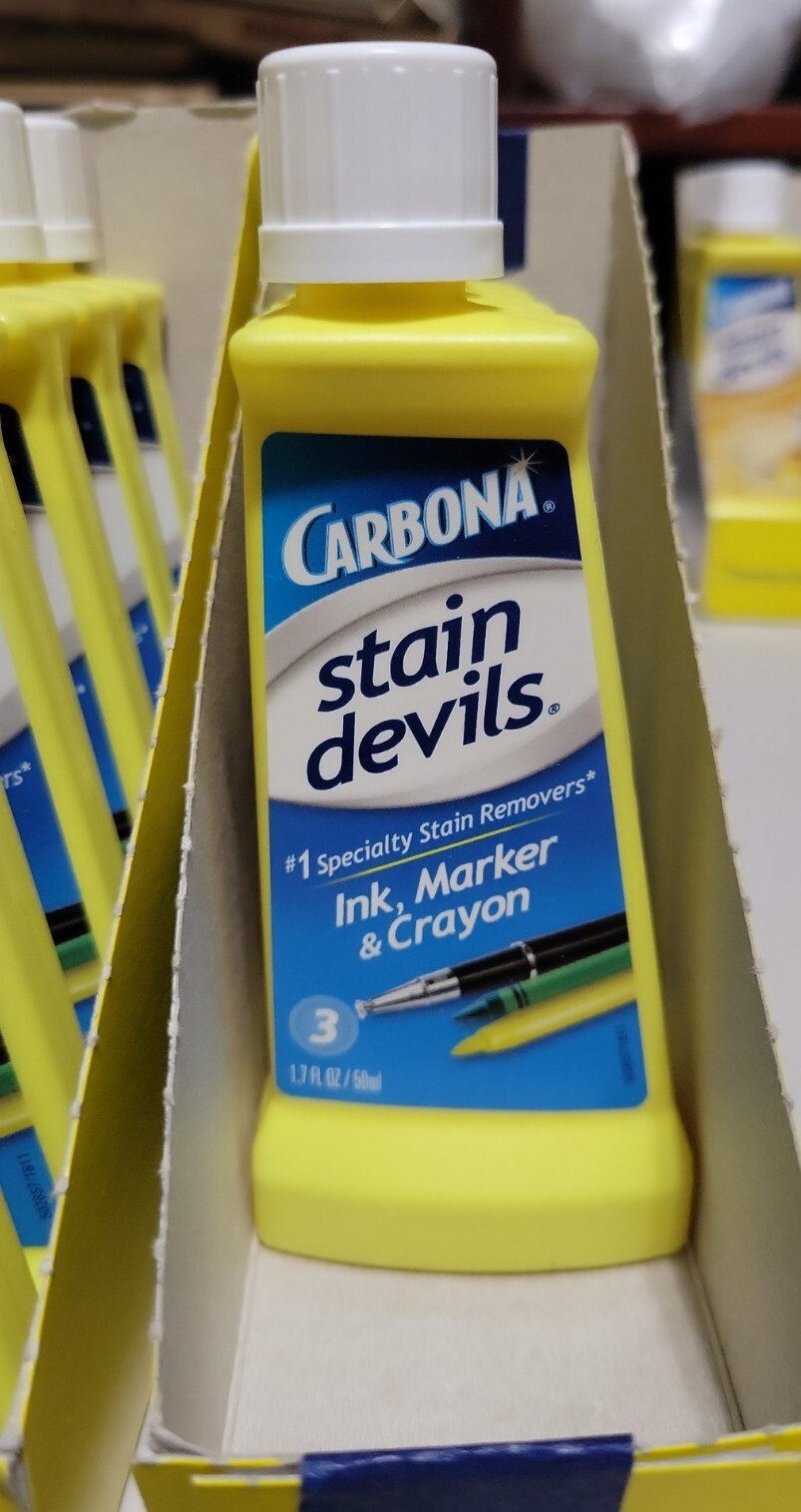 New Carbona Stain Devils Formula 3 Ink Marker & Crayon 1.7 fl oz Lot of 10! NEW
