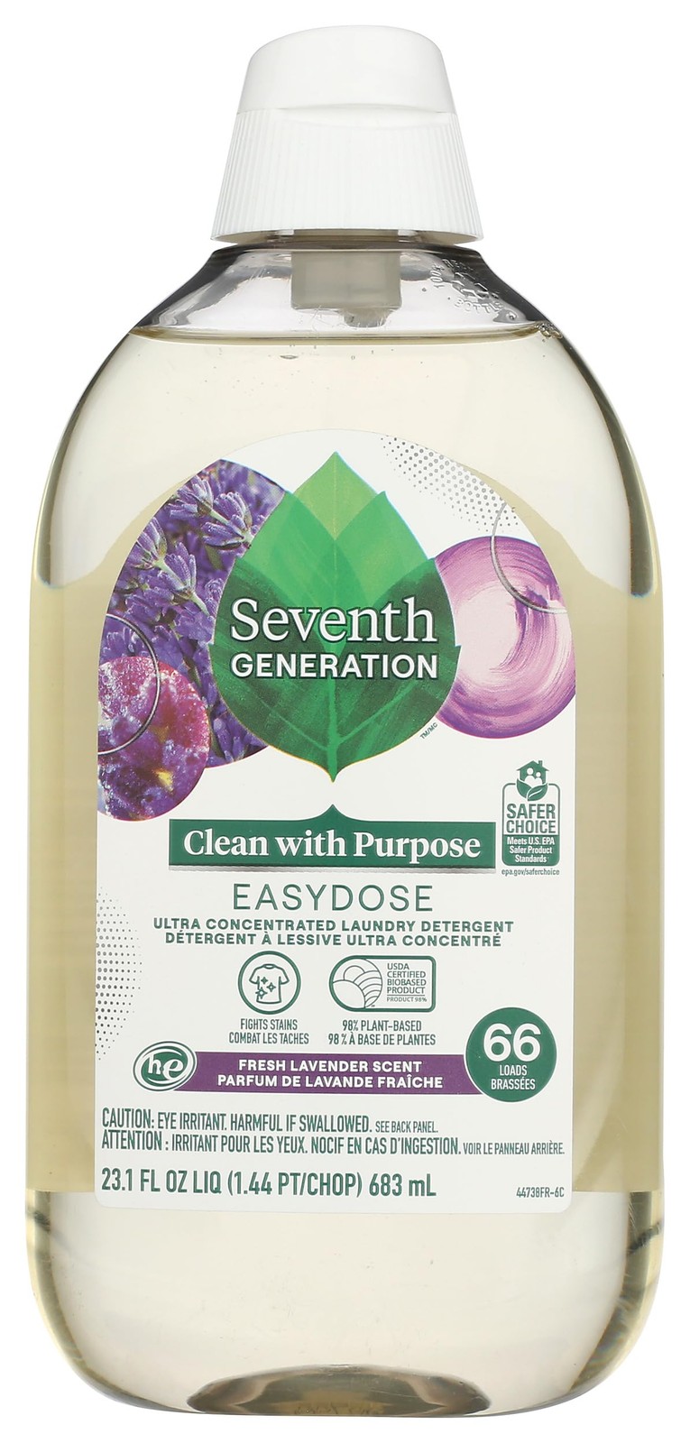 Seventh Generation EasyDose Laundry 23.1 Fl Oz (Pack of 1), No Color