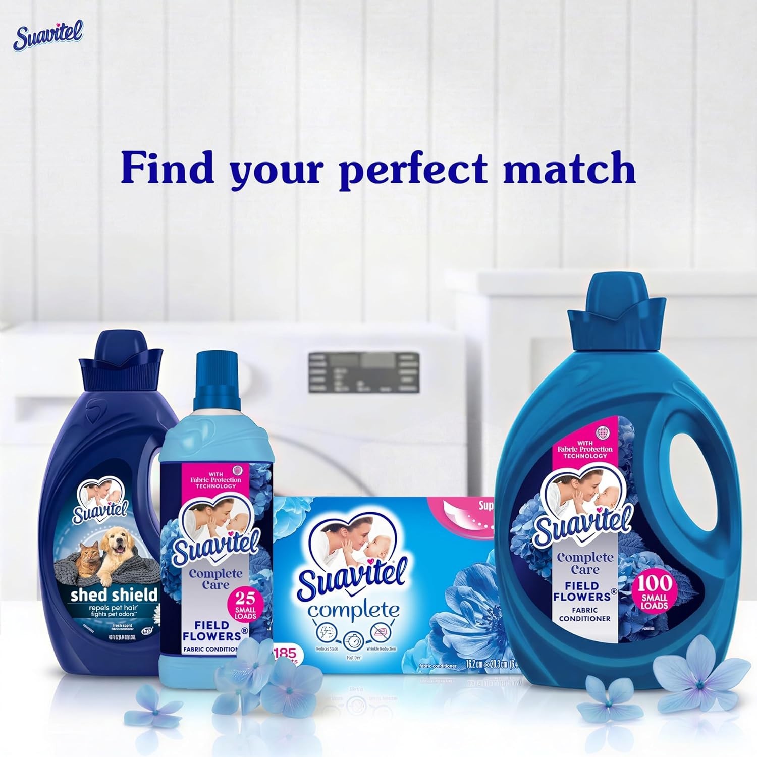 Complete Liquid Fabric Softener, Fabric Conditioner, HE Compatible, 100 Small…