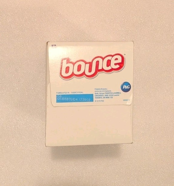 New! Bounce Free & Gentle dryer sheets 250 count box, no perfume, Derm tested