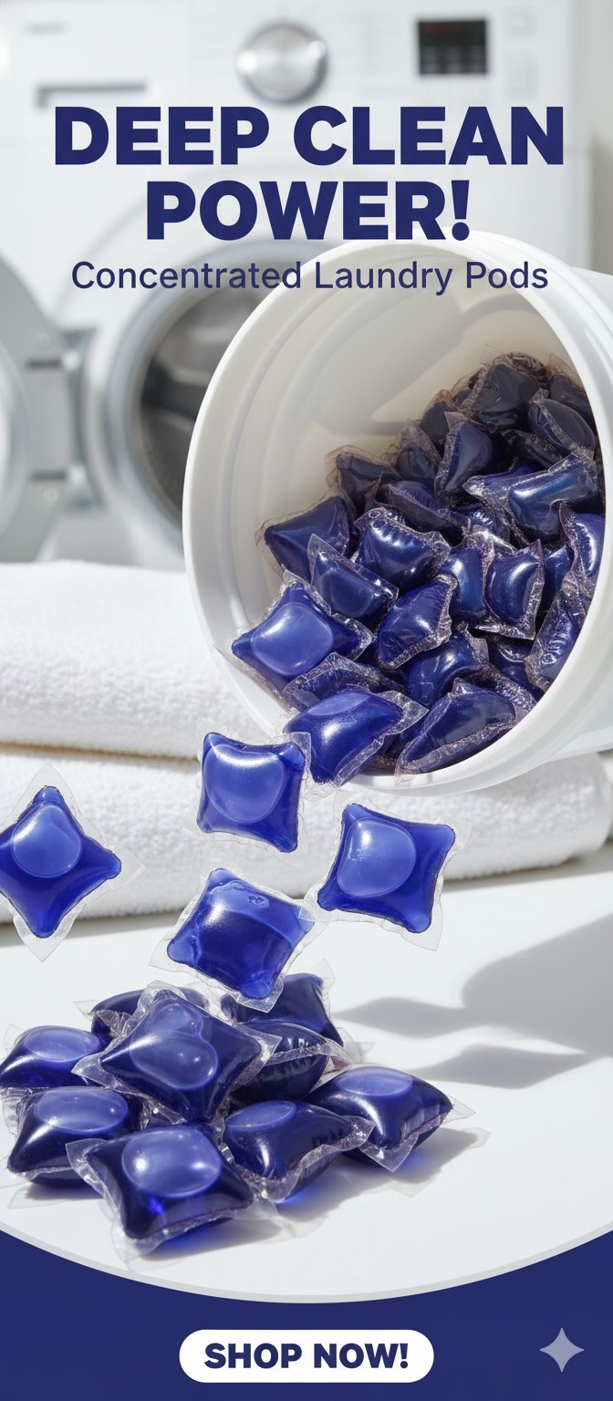 Blue Stain-Lifter Laundry PACs BULK Approx. 500 CT. Case