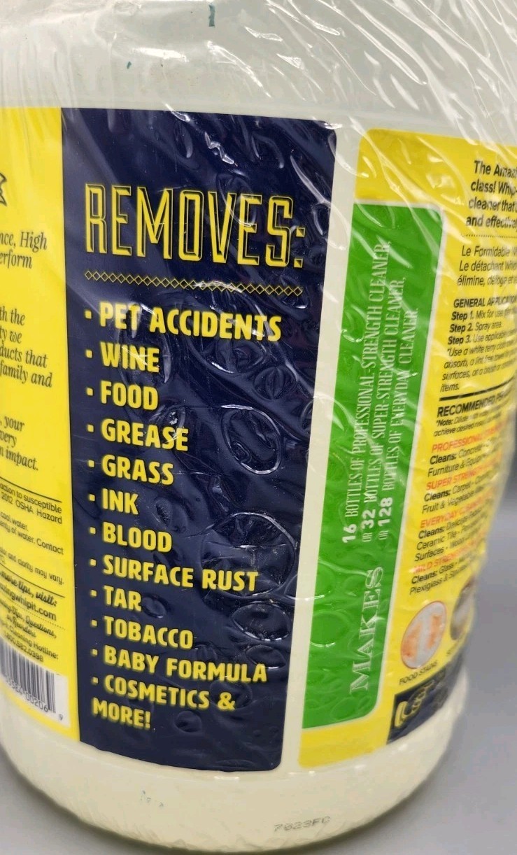 Whip It Eucalyptus Scent Multi-Purpose Stain Remover 1 Gallon CONCENTRATE