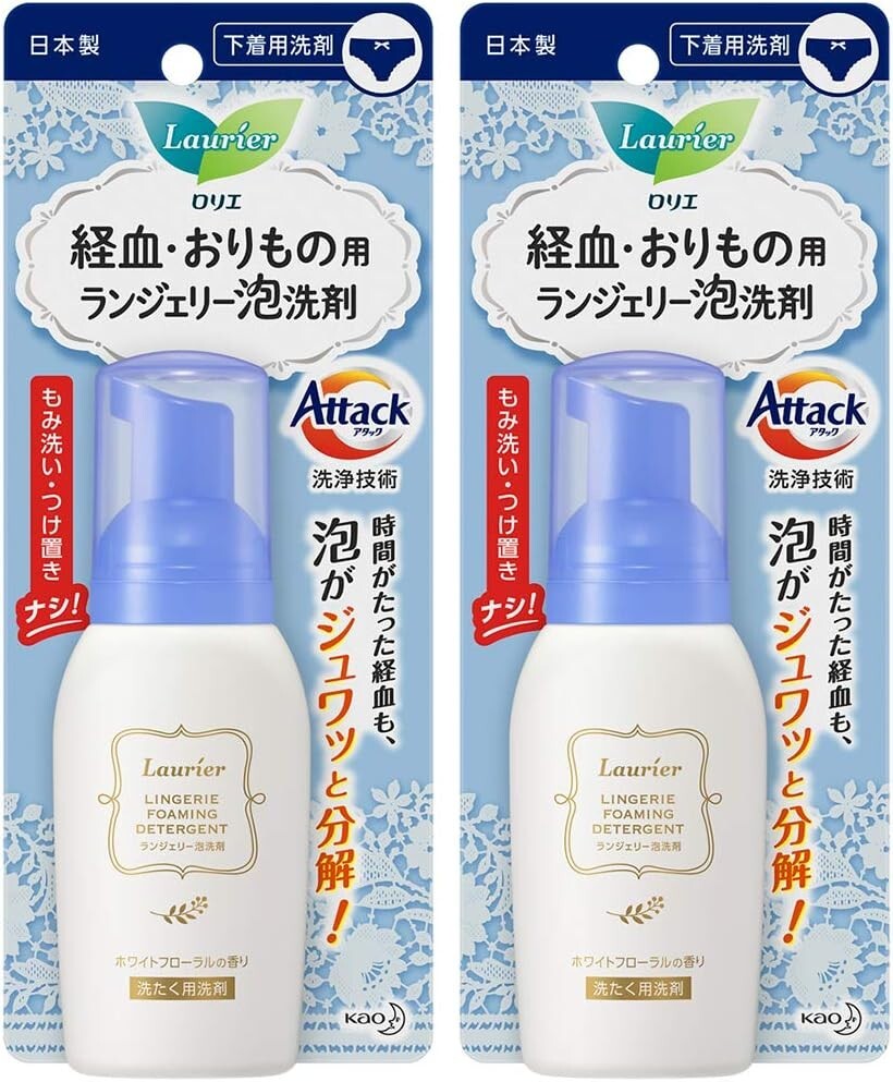 Set 2 Packs Laurier Underwear Liquid Detergent Soap Scent 80ml From Japan
