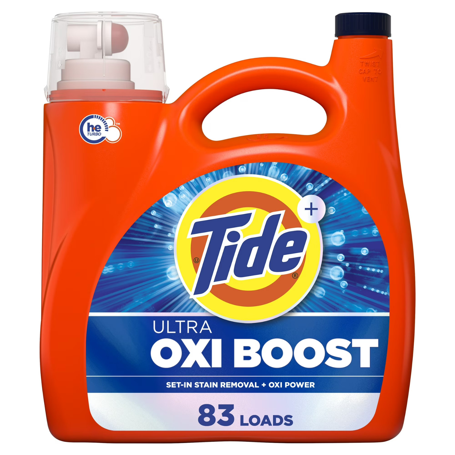 Tide Ultra Oxi Boost Laundry Detergent Liquid 83 Loads 117 fl oz Bottle