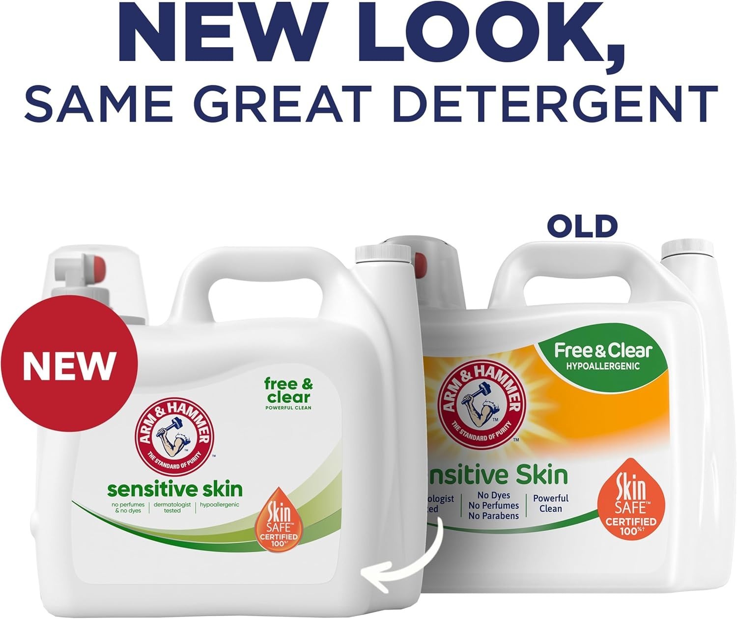 Sensitive Skin Free Clear, 170 Loads Liquid Laundry Detergent, 170 Fl oz