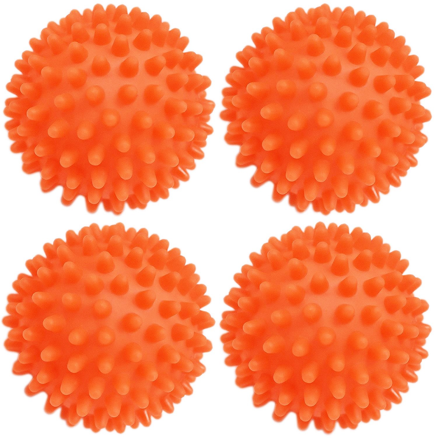 Reusable Orange Dryer Balls 2.75 Inch Natural Fabric Softener Eco Friendly 8 …