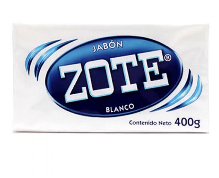 Zote Blue Laundry bar Soap 14 oz 400g Jabon Zote Blanco antiseptic