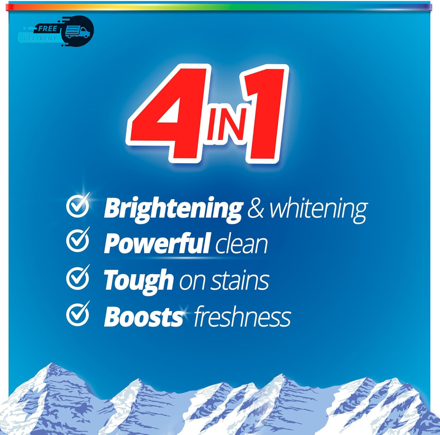 Fresh Mountain Breeze Liquid Detergent 82.5 Fl Oz 165 Loads Ultra