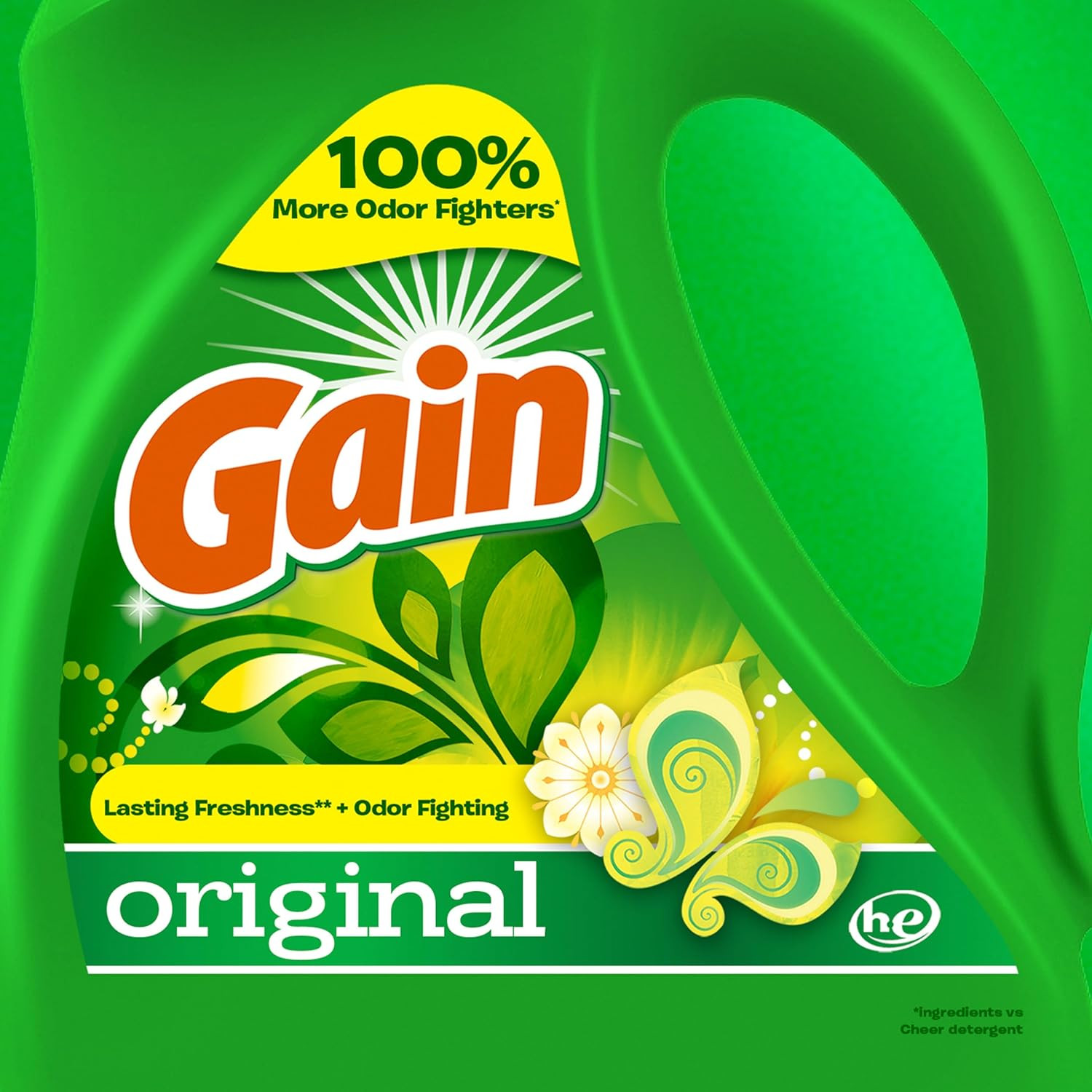 Liquid Laundry Detergent, Original Scent, 194 Fl Oz, 134 Loads, Freshness + Odor