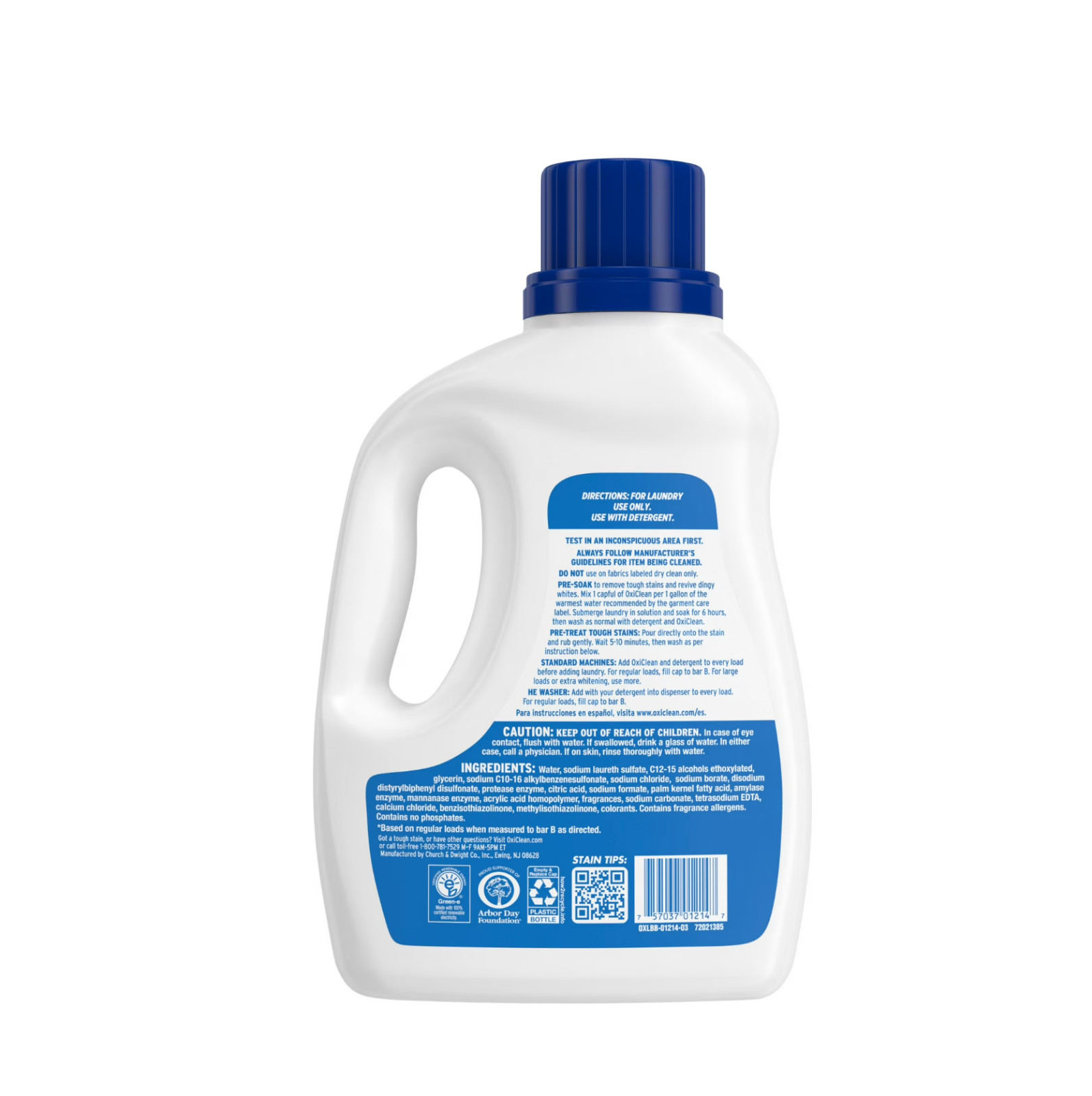 OxiClean White Revive Laundry Whitener and Laundry Stain Remover Liquid, 66 fl o