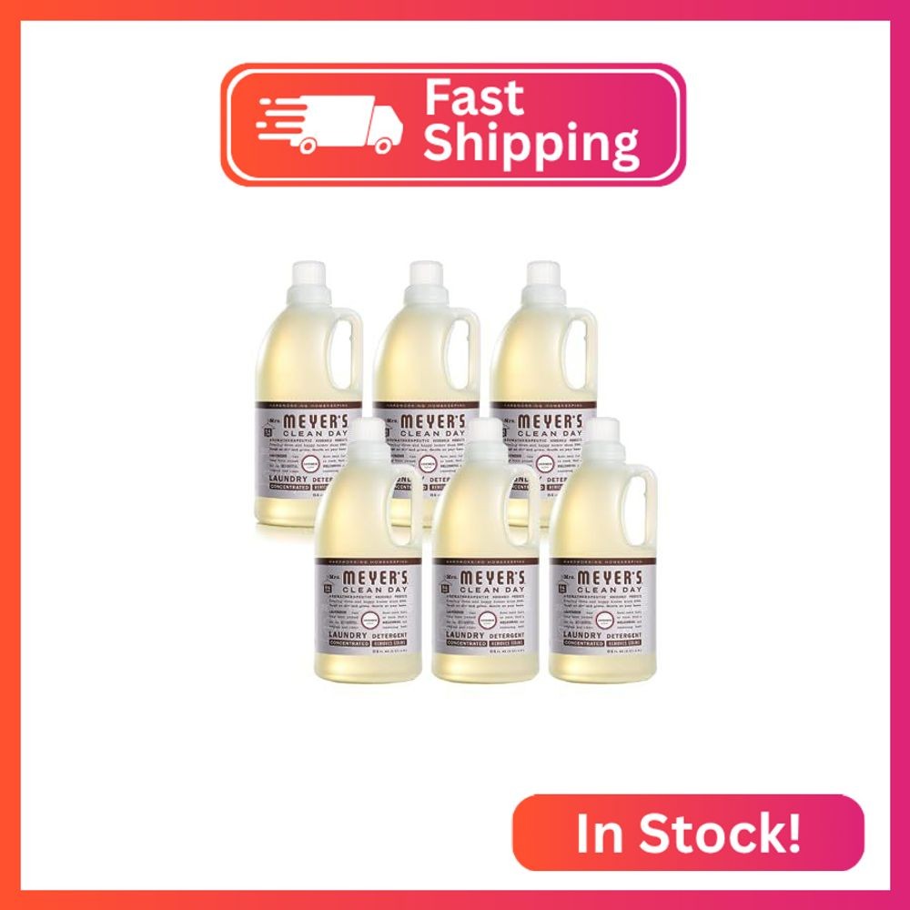 Mrs. Meyer’s Clean Day Lavender Laundry Detergent Concentrated Loads Per Bottle