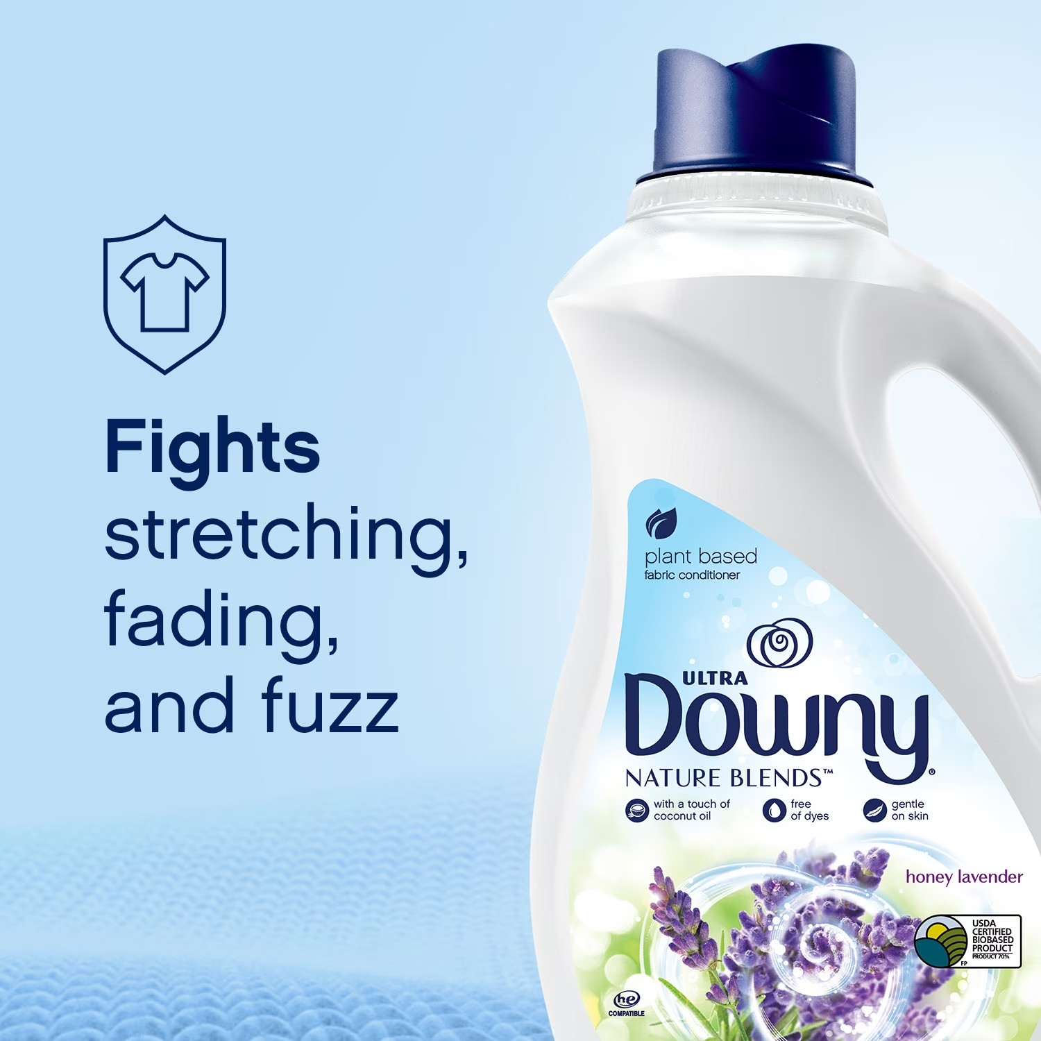 [BIG DEAL] Downy Nature Blends Honey Lavender Fabric Softener 44 fl oz 52 Loads